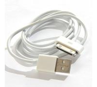 Câble COMPATIBLE de Synchronisation et de Recharge Connecteur Dock vers USB pour iPod Touch Nano iPhone iPad Blanc