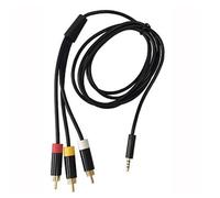 Câble Composite AV RCA TV pour Microsoft XBox 360E Elite - 1,80 mètre
