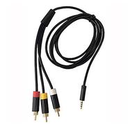 Câble Composite AV RCA TV pour Microsoft XBox 360E Elite - 1,80 mètre