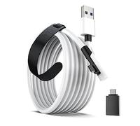 Câble Configear Link 3M Compatible avec les accessoires Meta/Oculus Quest2 / Pro PICO 4, câble de casque VR pour les jeux Rift S/Steam VR, câble de charge USB 3.2 Gen1 vers USB C pour PC de jeu