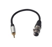 Câble connecteur audio universel 3,5 mm mâle vers XLR pour casque, microphones, guitares, mixeurs, enregistreurs