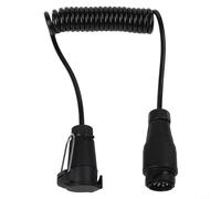Câble connecteur de remorque 13 broches vers 7 broches 12 V avec fil à ressort Extension de 3 mètres pour une meilleure gestion et sécurité des fils de remorque