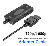 Câble connecteur HD Compatible avec HDMI Wii, adaptateur Audio vidéo 720P / 1080P pratique, pièces de jeu pour télévision HD domestique
