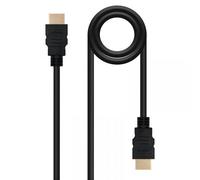 Nanocable Câble HDMI haute vitesse/HEC, A/M-A/M, noir, 1 m