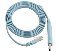 Câble Console USB RJ45 Professionnel pour Connexion de Terminaux aux Commutateurs et Routeurs, Compatible avec Cisco, Ubiquiti, Juniper, et Plus, 1.8m, avec Puce PL2303GT.[T939]