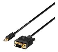 Câble convertisseur - AISENS - A125-0362 - Mini DP vers VGA - 2,0 m - Or 24 carats