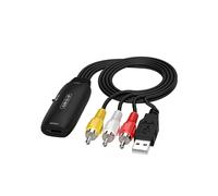 Câble Convertisseur AV vers HDMI - Adaptateur RCA Composite vers HDMI avec Alimentation USB