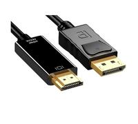 Câble Convertisseur DisplayPort Vers HDMI DVI-D VGA, Prise Plaquée Or, Adaptateur D'affichage Multiport HD 4K 1080P, For Téléviseur, Ordinateur Portable Et Ordinateur De Bureau(DP To HDMI)
