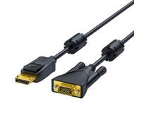 Câble convertisseur DisplayPort vers VGA haute performance pour une connexion facile entre les nouveaux appareils et les anciens écrans DisplayPort vers VGA