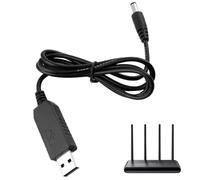 Câble Convertisseur Élévateur USB DC 12 V - Cordon De Transformateur Élévateur De Tension 5 V, Adaptateur D'alimentation Portable | Prise Jack Mâle Pour Routeur WiFi, Modem Optique, Caméra, Haut-