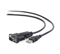 Ewent Adaptateur USB 2.0 vers RS-232 EW1116 – Windows/Mac – Câble 1,5 m