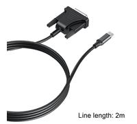 Câble convertisseur haute résolution, sortie Stable, Anti enroulement, USB3.1 type c vers DVI, 1080P 60Hz, cordon adaptateur pour moniteur
