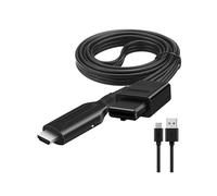 Câble convertisseur HD N64 vers HD Link compatible N64/SNES Plug & Play 1080p - Convertisseur HJC Noir