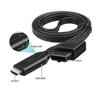Câble convertisseur N64 vers HDMI - Connecteur HD 1080p Plug and Play pour N64/Gamecube/SNES - Compatible