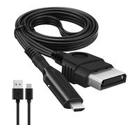 Câble Convertisseur Péritel Xbox 1ère Génération vers HDMI - Adaptateur HD 1080p/720p avec Alimentation USB - 1 m - Compatible TV & Moniteurs HD - Straße Game®