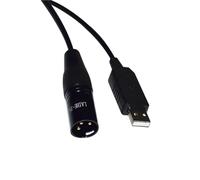 Câble convertisseur série USB vers XLR 3 Broches mâle RS485 FT232RL for processeur Audio vers PC(5 Metre,Color D)