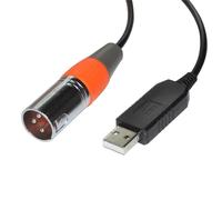 Câble convertisseur série USB vers XLR 3 Broches mâle RS485 FT232RL for processeur Audio vers PC(5 Metre,Color B)