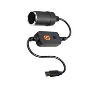 Câble Convertisseur Type-C Auto Adaptateur Chargeur Voiture à Charge Rapide