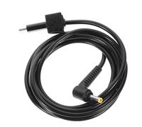 Câble Convertisseur Type-c vers DC 12v Noir pour Charge | Cuivre et PVC, Protection Surtension, Attache de Rangement, pour Bureau à Domicile et Déplacements