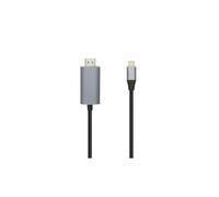 Câble convertisseur USB-C/HDMI - AISENS - 4K 60Hz - 1,8m - Noir - Plug and Play