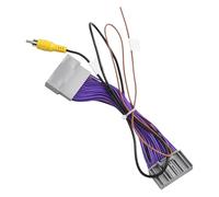 Câble convertisseur vidéo pour caméra arrière de voiture pour Honda CRV 2012-2015, adaptateur vidéo de caméra de recul et convertisseur vidéo, s'adapte derrière la radio, boîtier ABS, 1 câble