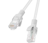 Câble, cordon de raccordement Lanberg CAT.6 UTP 0,5m, gris