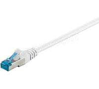 Câble/Cordon réseau Goobay RJ45 Catégorie 6A SSTP (S/FTP) Droit 15m (Blanc)