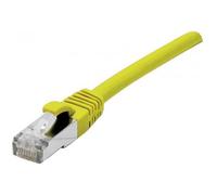Câble/Cordon réseau RJ45 Catégorie 6A SSTP (S/FTP) Droit 3m (Jaune)
