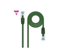 Câble/Cordon réseau RJ45 Catégorie 7 S-FTP (S/FTP) Droit 1m (Vert)