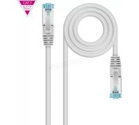 Câble/Cordon réseau RJ45 Nanocable Catégorie 7 S-FTP (S/FTP) Droit 25m (Gris)