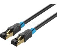 Câble/Cordon réseau RJ45 Vention Catégorie 6 SFTP (S/FTP) Droit 30m (Noir)