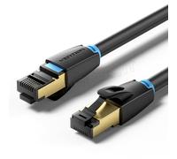 Câble/Cordon réseau RJ45 Vention Catégorie 8 SSTP (S/FTP) 10m (Noir)