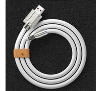 Câble Coudé De Charge Super Rapide En Silicone Liquide,Rotatif À 180 °,120w,Usb Type-C,Pour Jeu Mobile,Xiaomi,Iphone,Huawei - Type White-1.5m For Typec #A