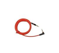 Câble coude plaqué or jack 3,5 mm vers jack droit écouteur pour monster beats par dr. Dre, longueur: 1,2 m, rouge