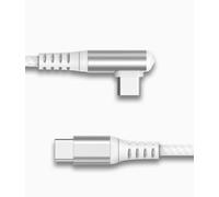 Câble Coudé Renforcé USB C/USB C 2m 60W Blanc - Garanti à Vie Force Power Lite