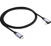 Câble coudé USB type C / Ligtning 1m AK-USB-56 Câble tressé 30W
