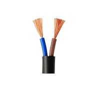 Câble Couleur 1/5m, 20 18 17 15 13awg, Canal Gainé, Ligne Audio 2 3 4 5 6 7 Cœurs, Signal De Commande, Fil Cuivre(2core,5m 17AWG)