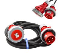 Câble courant fort H05VV-F 5x2,5 16A IP67 - Rallonge PVC 5g2,5 mm² 5-50m