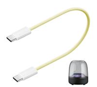 Câble court de 30 cm - Câble de charge USB C pratique et résistant à la déchirure - Vitesse de 480 Mbit/s - Enroulement flexible - Câble en nylon tressé pour tablettes et téléphones