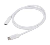 Câble CU0220 haute vitesse, prise USB 2.0 USB C, connecteur USB C 1m blanc LO...
