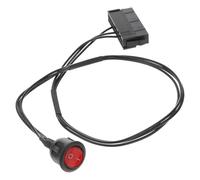 Câble D’alimentation Atx Démarreur pour Alimentation Carte Mère | Marche Arrêt, Voyant LED Lumineux, Testeur Bloc Alimentation Pc, Cuivre Étamé Noir