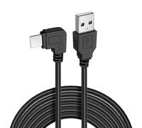 Câble d ' Alimentation coudé USB Type C Extra Long de 3, 5 m Connecteur en Option pour Gadgets électroniques et Automobiles Câble d ' Alimentation de Type C pour Dashcam