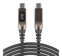 Câble d ' alimentation de type C pour écran LED Watt, cordon, 1.2m | Alimentation rapide et synchronisation des fichiers à domicile avec synchronisation des données 480 Mbps,