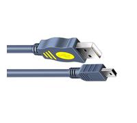 Câble d ' Alimentation et de données USB avec connecteur de Type T à 5 Broches pour systèmes d ' Enregistrement, Liaisons de caméra et Appareil MP3 pour Un Usage Quotidien