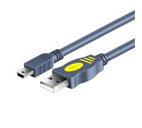 Câble d ' Alimentation et de données USB avec connecteur de Type T à 5 Broches pour systèmes d ' Enregistrement, Liaisons de caméra et Appareil MP3 pour Un Usage Quotidien