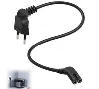 Câble d’Alimentation pour Téléviseur, Fiche C7 de Rechange, Prise 2 Broches avec Fiche Coudée à 90 degrés pour Montage Mural, LG, T pple, Compatible LED LCD Smart, Haute Sécurité Durable