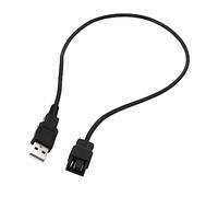 Câble d ' alimentation USB 4 broches pour ventilateur, cordon d ' alimentation pour ventilateur d ' ordinateur portable, 5V, 30 / 50 / 100CM, câble d ' extension pour ordinateur, séparateur alimenté