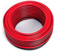 Câble d’Enceinte Audio 2 x 1,5 mm² - Rouge/Noir - 25 m - CCA - Câble Audio - Câble d’Enceinte