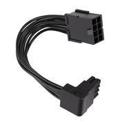 Câble d ' Extension d ' Alimentation GPU PCIe 8 Broches, connecteur 18 AWG à 90 degrés pour Le dégagement du Panneau latéral à l ' intérieur des boîtiers de Bureau