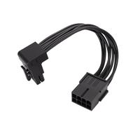 Câble d ' Extension d ' Alimentation GPU PCIe 8 Broches, connecteur 18 AWG à 90 degrés pour Le dégagement du Panneau latéral à l ' intérieur des boîtiers de Bureau